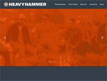 Tablet Screenshot of heavyhammer.com